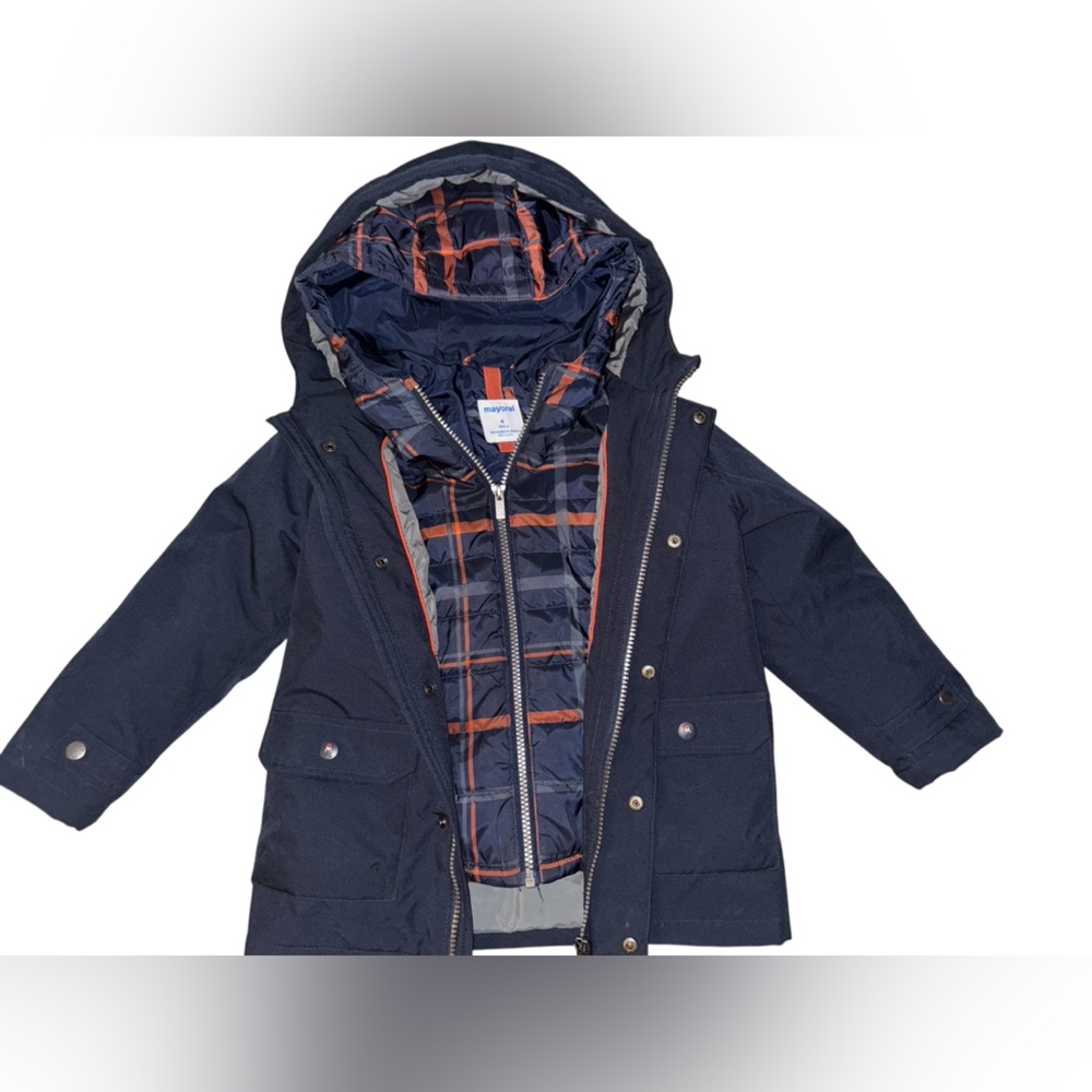 Mayoral toddler 2 in 1  coat in a boys sz 4
